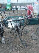 *Wrought Iron Plant Cauldron