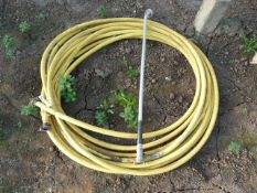 *Yellow Hose Pipe with Spray Adaptor