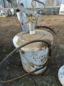 Bucket of Grease & Pump