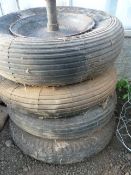 4 Pneumatic Wheel Barrow Wheels
