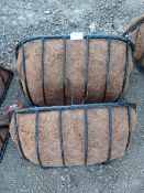 *Pair of Tom Chambers Hand Forged Window Boxes 20