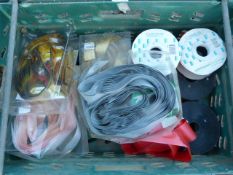 *Tray of Oasis & Other Flower Arranging Ribbon