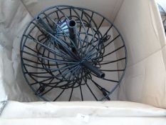 *Lincoln 3 Tier Flower Fountain - Black