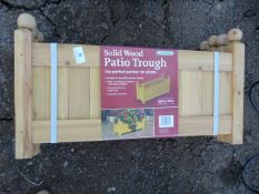 *Pair of Gardman Solid Wood Garden Troughs