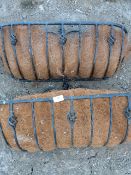 *Pair of Tom Chambers Spiral Window Boxes 30