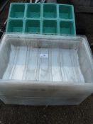 *Quantity of 8 Division Growing Trays with Propagator Lids