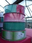 *4 Rolls of Decorative Ribbon
