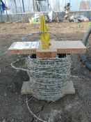 Part Roll of Barbed Wire