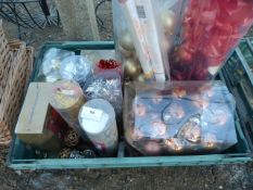 *Assorted Christmas Baubles - Tinsel etc