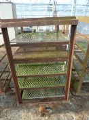 *Metal Storage with Shelves