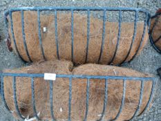 *Pair of Tom Chambers Hand Forged  Window Boxes 30