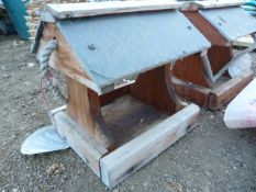 *Bird Table with Slate Roof