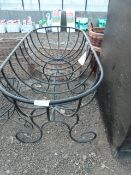 *Tom Chambers Wrought Iron Plant Trough