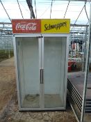 Double Door Drinks Refrigerator Branded Coca Cola & Schweppes