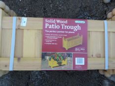 *Pair of Gardman Solid Wood Garden Troughs