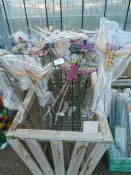 *Beaded Garden Ornaments in Display Rack