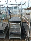 Dutch Flower Trolley with 14 Shelves