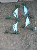 *4 Wrought Iron Hanging Basket Brackets