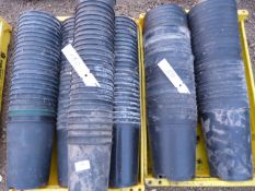 *200 Mixed Tall Rose Pots