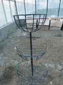 *Lincoln Half Round 3 Tier Flower Fountain