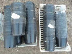 *200 x 2L & 100 x 3L Black Plant Pots