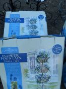 *Pair of Georgian Range 3 Tier Flower Fountains