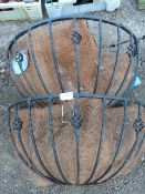 *Pair of Tom Chambers Hand Forged Hay Racks 25