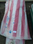 *Red & White Striped Tarpaulin Sheet