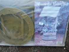 *Ornate Wood Wishing Well