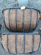 *Pair of Tom Chambers Hand Forged Window Boxes 20