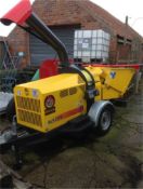 9 x 9 DFR 48 HP Diesel Driven Wood Chipper Ex-Demonstrator