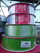 *4 Rolls of Decorative Ribbon