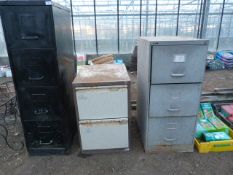 *2 & 3 Drawer Foolscap Filing Cabinet & 4 Drawer Quarto Filing Cabinet