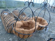 *Pair of Tom Chambers Spanish Hanging Baskets