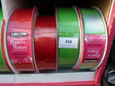 *4 Rolls of Decorative Ribbon