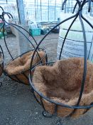 *Pair of Spanish Style Hanging Baskets
