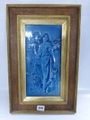 Framed Early 1900's Tile PIcture