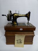 Singer Sewing Machine in Case