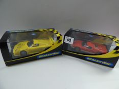 2 New Boxed Scalextric Vehicles - Ford GT 40 Mark 2 & Porsche GT 1