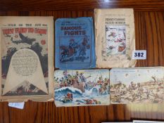 Wizard Album of Famous Fights - Wizard Postcards etc