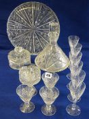 Ship's Decanter - Various Glasses etc