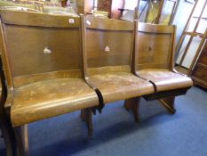 Vintage 3 Seat Cinema Bench