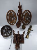 Collection of African Carved Treen Ware