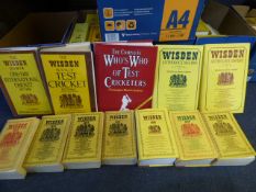 Large Collection of Wisden Cricketers Almanacs