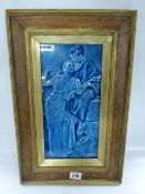 Framed Early 1900's Tile PIcture