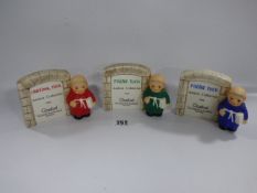 3 Goebel Friar Tuck Archive Collection Plaques