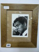 Signed Mohammed Ali Photograph with the Inscription 