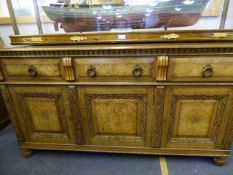 Edwardian Oak Sideboard