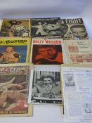 Big Fight Magazine - Don King Photograph - Boxing Magazines etc