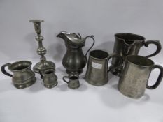 Collection of Early Pewter Wares